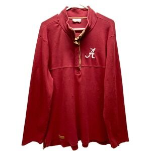 Alabama Crimson Tide Shirt Women's XXL Burgundy Marleylilly 1/4 Button Popover